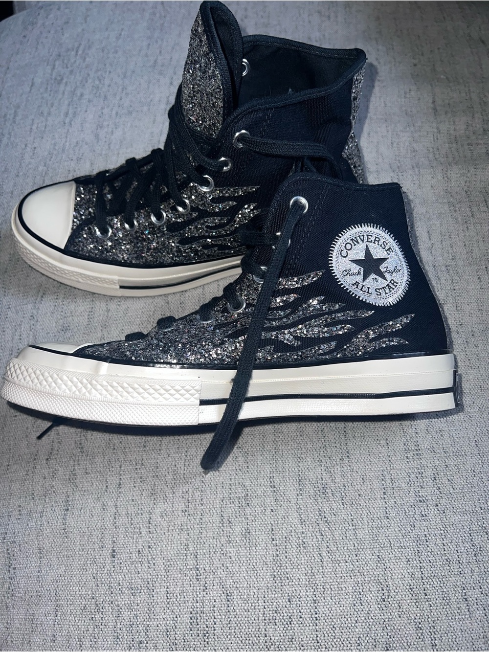Converse Chuck 70 Archival Glitter flame size 8